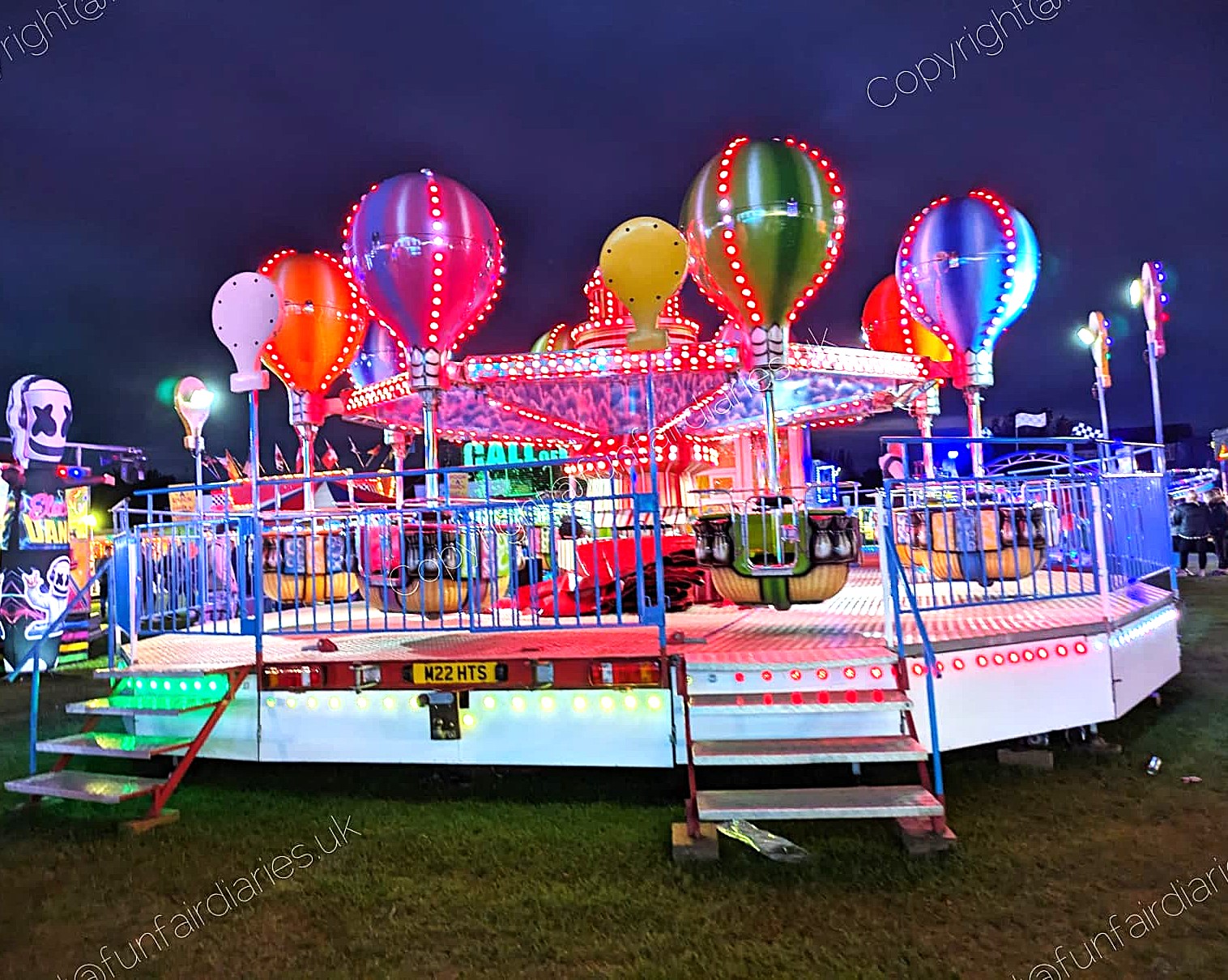 Barron Saunders Samba Balloons at Market Deeping Funfair